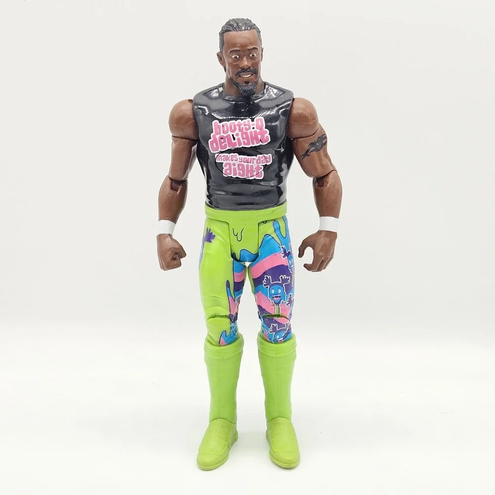 Mattel WWE Kofi Kingston Tough Talkers Action Figure New Day Booty-O's 6